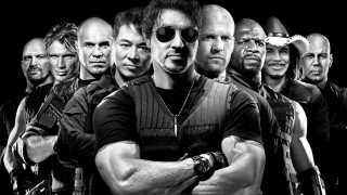 Men guns sunglasses group action - movie poster free wallpaper