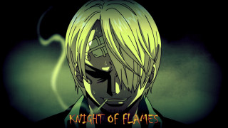 Blonde man black shirt cigarette - his mouth free wallpaper