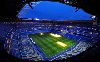Stadium green field night lights 4 - a stadium free wallpaper