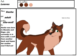Dog character sheet furry art - a page free wallpaper