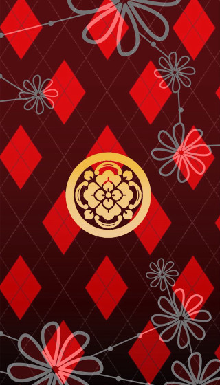 Red black wallpaper gold emblem - ufotable free wallpaper
