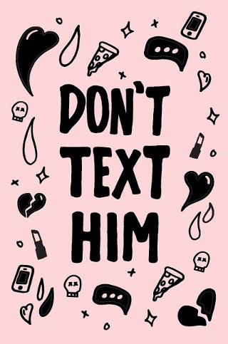 Pink background black lettering dont - text free wallpaper