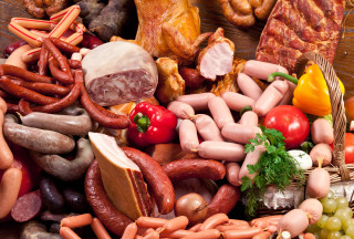 Food pile table basket variety - the middle of it free wallpaper