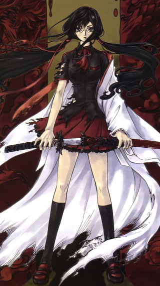 Woman red dress sword blood - blood free wallpaper