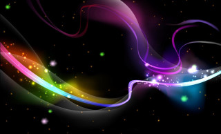 Colorful abstract background stars lines - mystical free wallpaper