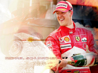 Champagne spraying man red racing - emanuel büchel free wallpaper