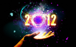 Person holding hand glowing 2012 - future free wallpaper