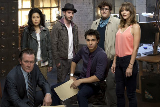 Group people room brick wall - fletcher martin free wallpaper