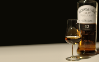Wine whisky table black background - a white table free wallpaper