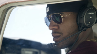 Man sunglasses headset window vehicle - visual art free wallpaper