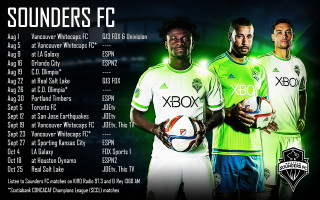 Men soccer balls standing group - their shirt free wallpaper