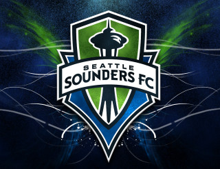 Seattle sounders logo dark background 2 - streak free wallpaper