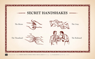 Hand holding man woman drawing - david annand free wallpaper