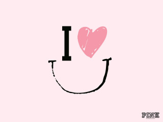 Pink heart love sign silkscreen - heart free wallpaper
