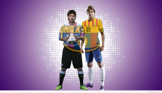 Soccer players holding ball trophy - cubist free wallpaper