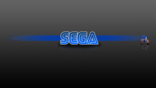 Blue white logo person biking - a bike in the background free wallpaper