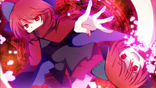 Girl red hair purple outfit - a purple outfit free wallpaper for desktop