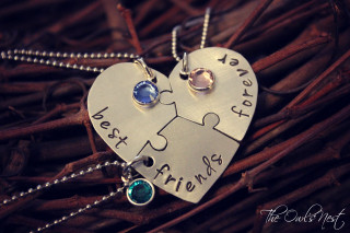 Puzzle heart necklace names charms - charles mcauley free wallpaper
