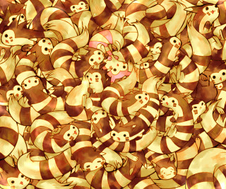 Brown white striped animals wallpaper 2 - craola free wallpaper