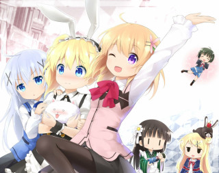 Anime girls bunny ears long - one girl free wallpaper