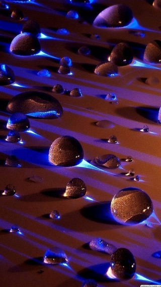 Rocks waterdrops floor light group - wet free wallpaper