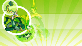 Green yellow background bird flowers - baiōken eishun free wallpaper for desktop