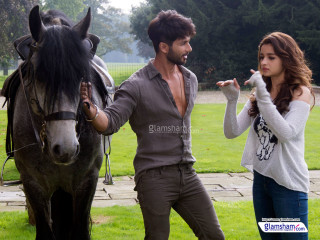 Man woman horse field grass - movie still free wallpaper