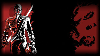 Man sword demon blood face - blood free wallpaper