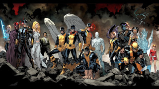 Group people rocky hill sky 2 - alan davis free wallpaper