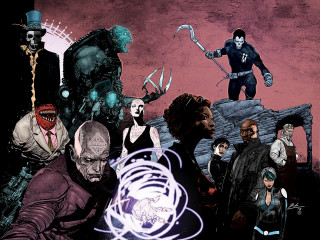 Group people demon wall standing - ben templesmith free wallpaper