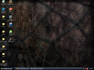 Computer screen dark pattern window - a window open free wallpaper