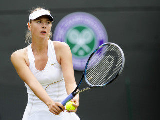 Woman tennis racquet court ball - a ball free wallpaper