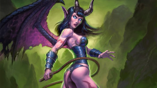 Woman horns whip dragon creature - horn and horns free wallpaper
