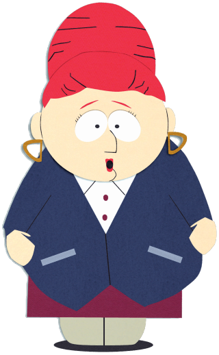 Cartoon character red hair blue 6 - look free wallpaper