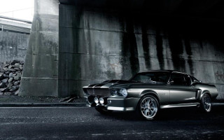 Car parked concrete wall building - a graffiti free wallpaper
