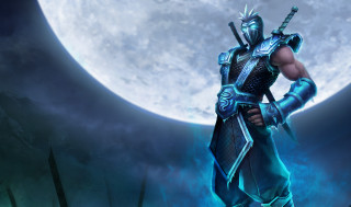 Man armor full moon sword - dai jin free wallpaper
