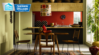 Kitchen table chairs clock window 2 - rich free wallpaper