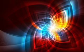 Colorful abstract background flower center 2 - geometric free wallpaper