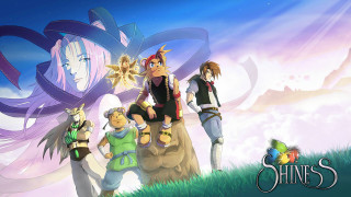 Anime characters field sky background 2 - sots art free wallpaper