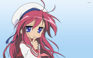 Pink haired girl sailor uniform - pink hair free wallpaper