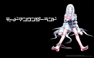 Girl longhair whitedress blackbackground icecold - promotional image free wallpaper