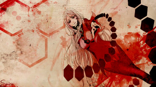 Red dress cellphone blood yandere - analytical art free wallpaper