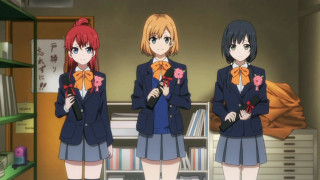Anime girls school uniforms room 2 - school uniform free wallpaper