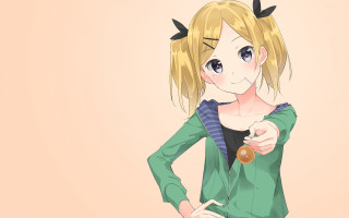Woman horns coin green shirt - horn free wallpaper