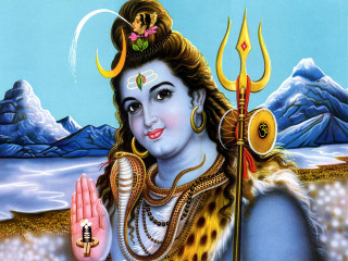 Hindu god snake shoulder painting 3 - an illustration of free wallpaper