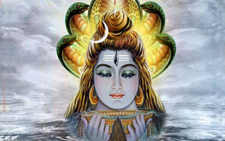 Woman snake head painting artwork - a painting of a woman free wallpaper