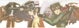 Anime characters sword holding group - a sword and a sword free wallpaper