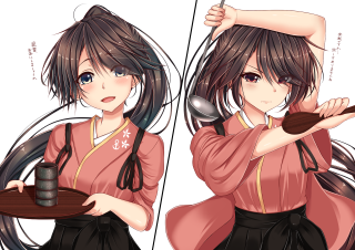Girl spoon plate food girl - her hand and another girl free wallpaper