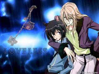 Anime characters standing rain together - a poster free wallpaper