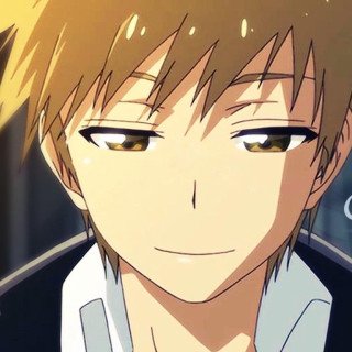 Blonde man white shirt black - an anime drawing free wallpaper